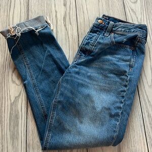 J.Crew high rise straight premium denim size 24